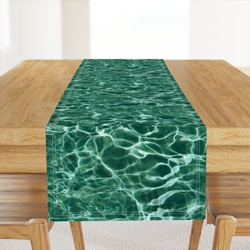 Capri Blue Grotto Sunlit Water Ripples Decor Collection Home Decor Collection blue grotto table runner design