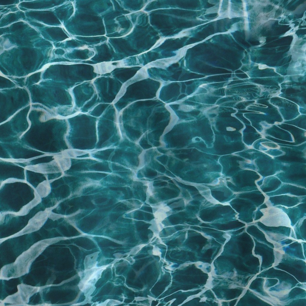 Exuma Sapphire Shallows Water Ripples Fabric sapphire blue fabric