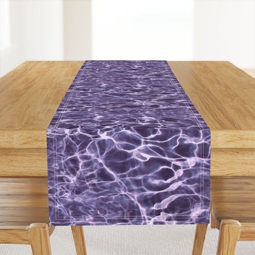 Bermuda Horseshoe Bay Pink Violet Water Ripples Home Decor Collection Interior Collection beach house table runner design