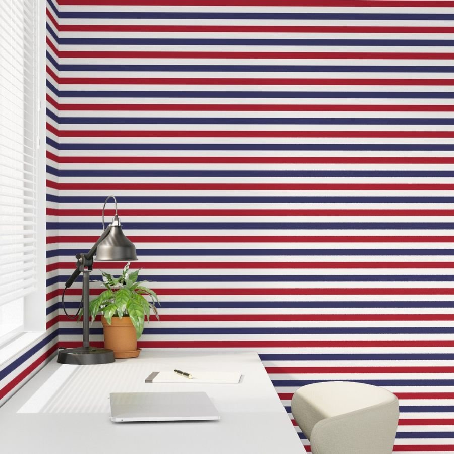 USA American Flag Red White and Blue Alternating Stripes Wallpaper fourth of july wallpaper
