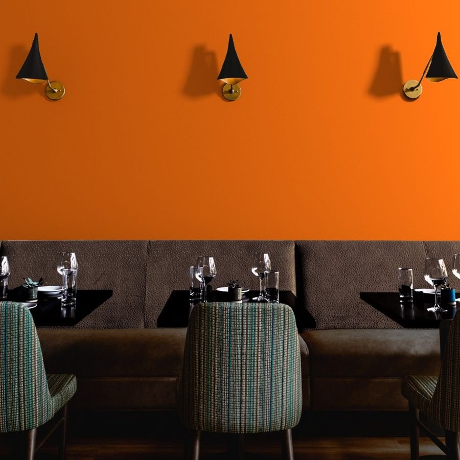 Bright Neon Orange Russet 2018 Fall Winter Color Trends Wallpaper orange russet wallpaper