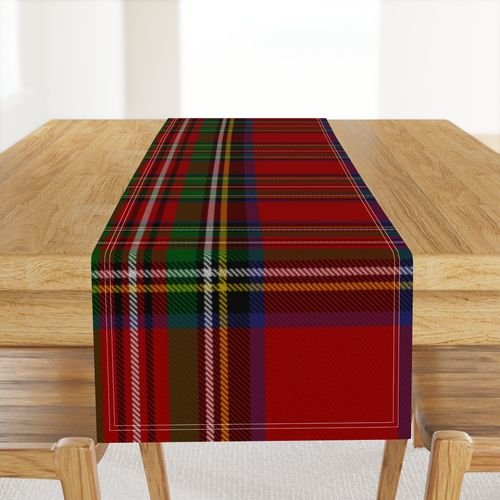 Royal Stewart Tartan Clan Plaid Interior Collection Design Collection stewart tartan table runner design