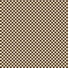 Chocolate Brown and Cream Checkerboard Squares