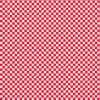 Coral Orange and Cream Checkerboard Squares