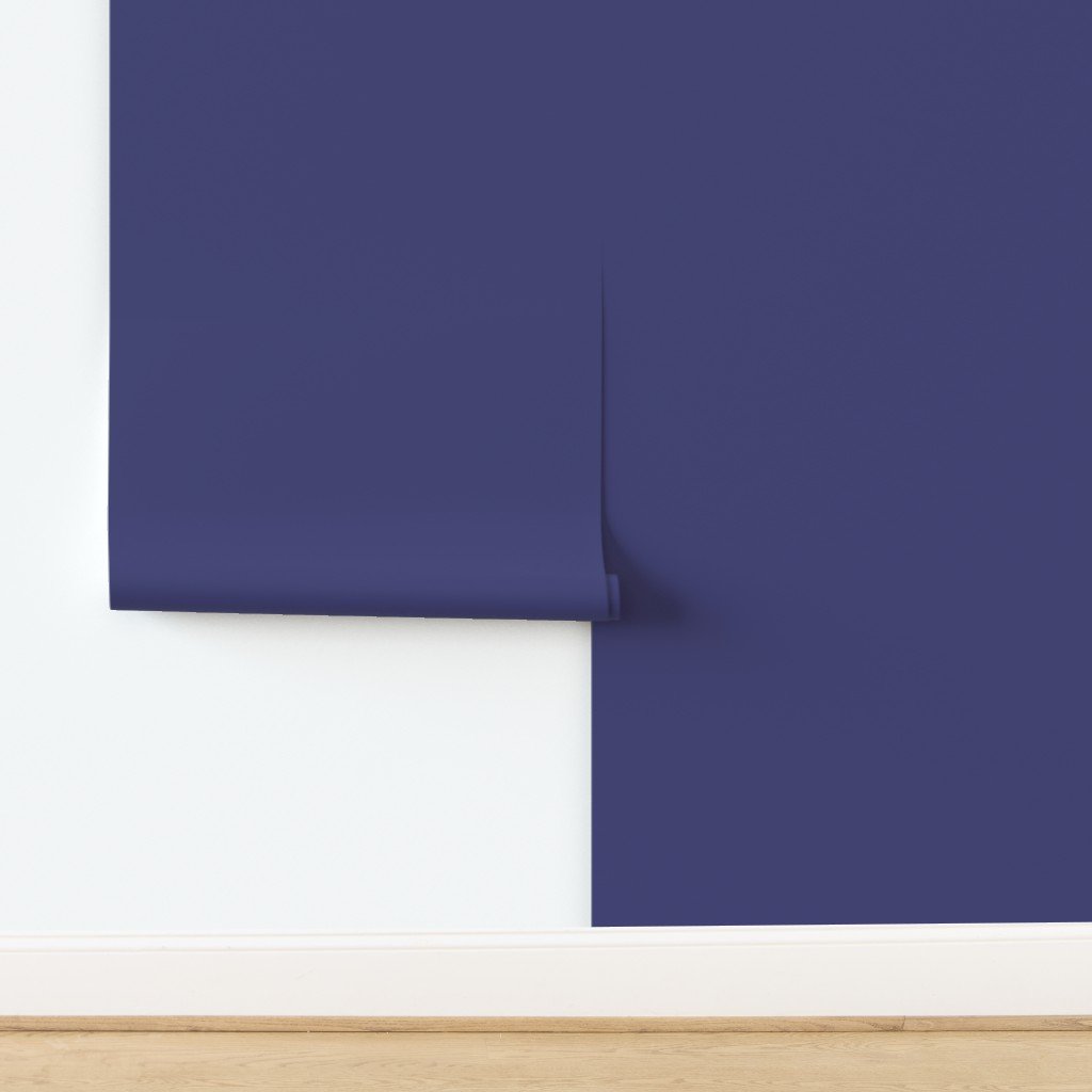 Aegean Sea Blue Solid Wallpaper design
