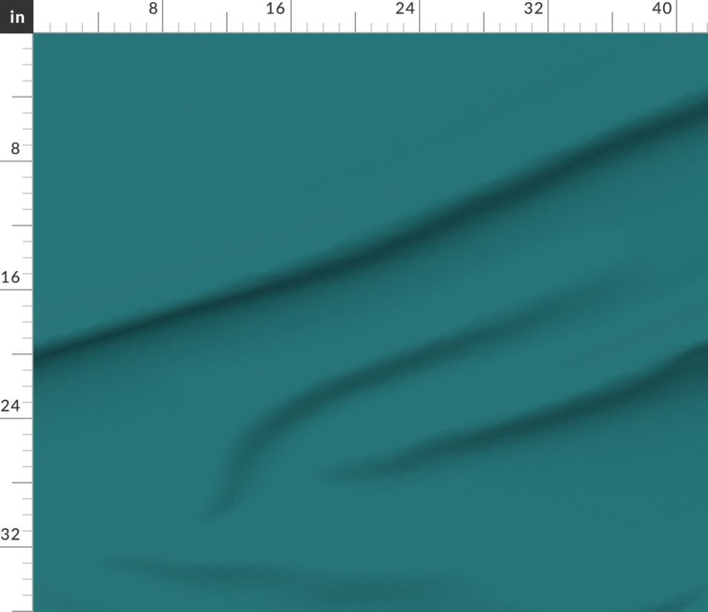 Mediterranean Sea Aqua Blue Solid Color Fabric design