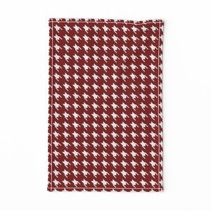 Large Dark Christmas Candy Apple Red Houndstooth Check Home Styling Collection Home Decor Collection candy apple tea towel design