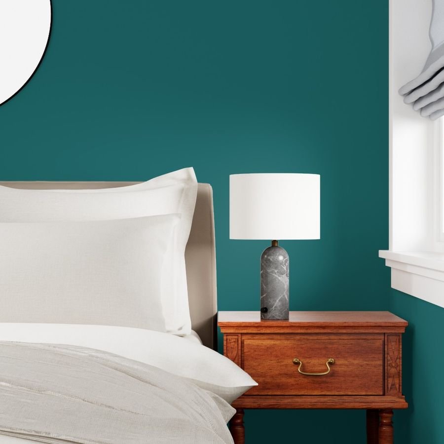 Mediterranean Sea Aqua Blue Solid Color Wallpaper blue water wallpaper