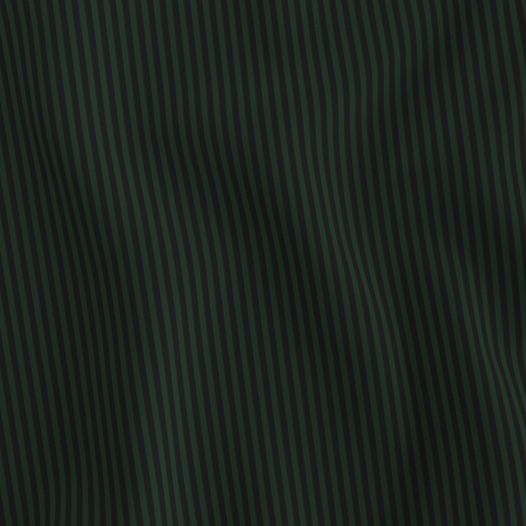 Micro Thin Halloween Stripes in Green and Black Fabric black green spooky fabric