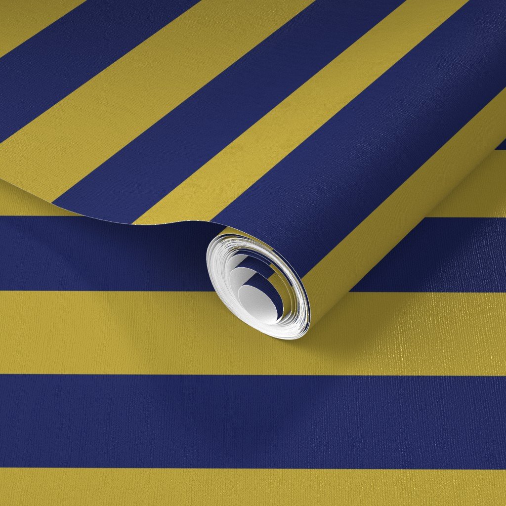 Arizona State Blue and Old Gold Horizontal Stripes Wallpaper old gold wallpaper