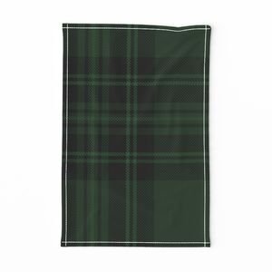 Jumbo Hunter Green Christmas Stewart Tartan Design Collection Decor Collection clan tartan tea towel design
