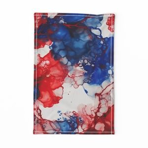 Red White and Blue Alcohol Ink American Patriotic Flag Colors Alcohol Ink Design Collection Home Styling Collection flag colors tea towel design