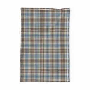 Cream with Beige and Blue French Provincial Tartan Home Decor Collection Design Collection country plaid tea towel design