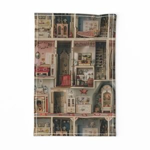 Quaint and Charming Dollshouse Rooms with Ditsy Decor 2 Home Styling Collection Interior Collection tiny rooms tea towel design
