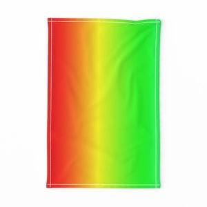Bright Neon Rainbow Ombre Shade Design Collection Home Decor Collection holographic tea towel design