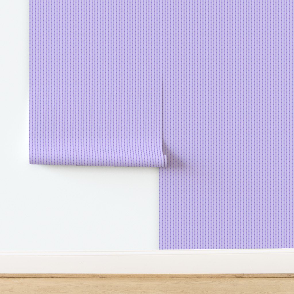 Puckered Seersucker-look Pin Stripes in Shades of Lilac Wallpaper design