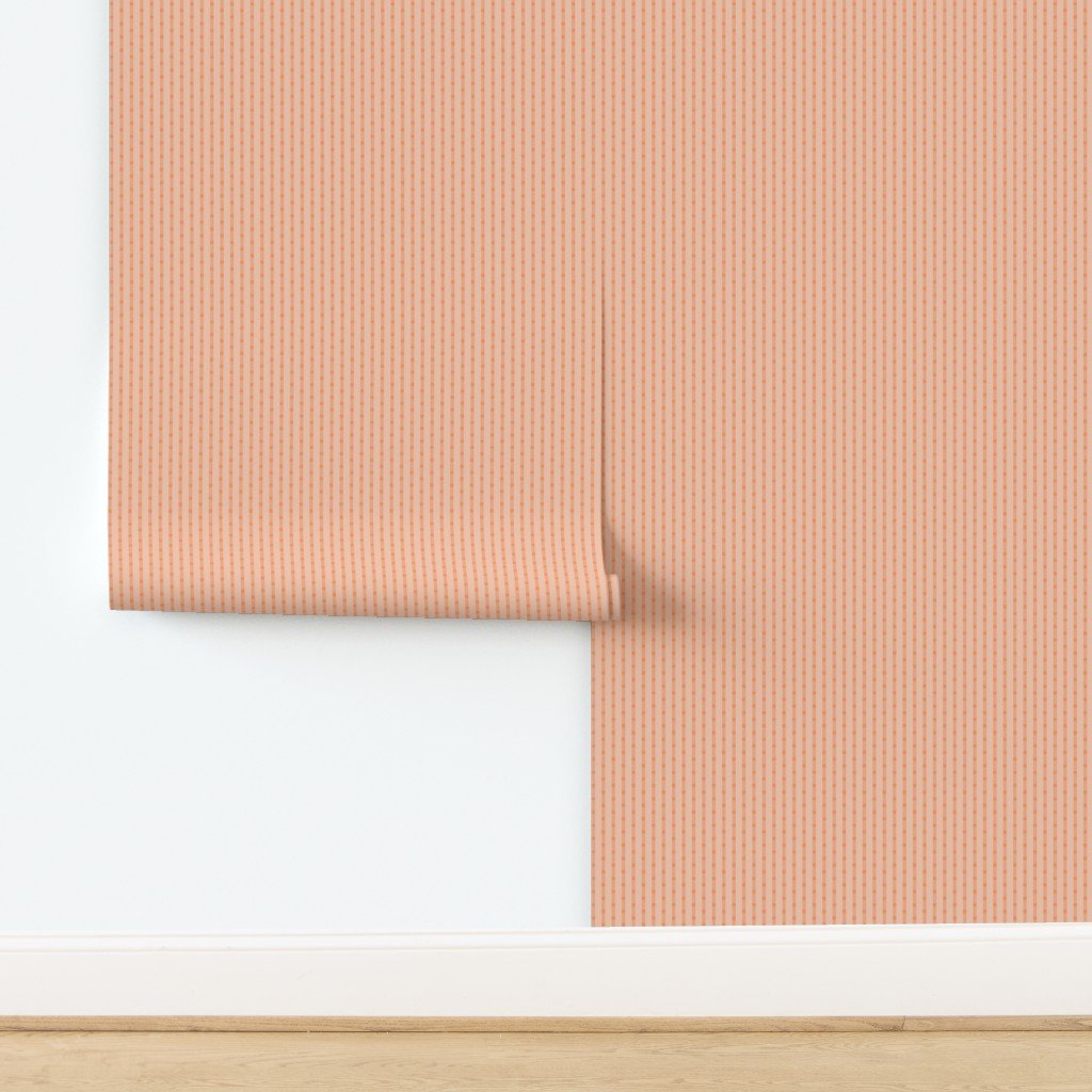 Puckered Seersucker-look Pin Stripes in Shades of Peach Design Collection design