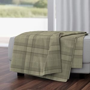Yellow Gold Vintage Christmas Tartan Plaid Decor Collection Home Styling Collection christmas tartan throw blanket design