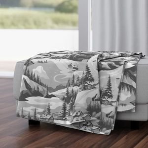 Small Montana Winter Cabins Montana with Evergreens in Grey Interior Collection Home Styling Collection montana evergreens throw blanket design