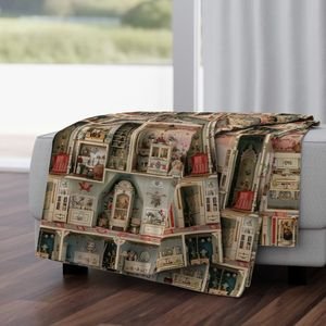 Quaint and Charming Dollshouse Rooms with Ditsy Decor 2 Home Styling Collection Interior Collection doll house throw blanket design