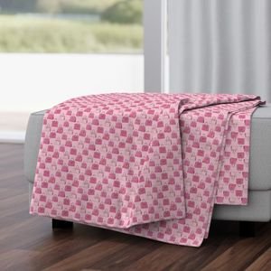 Small Pink Croc Texture Handbag Fashion Repeat Pattern Design Collection Design Collection feminine decor throw blanket design