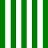 Classic Green and White 2 Inch Vertical Stripes