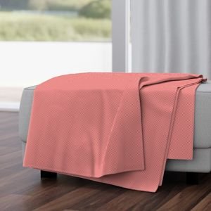 Red Spots on Rose 1/4 Inch Spacing Decor Collection Decor Collection red polka dots throw blanket design