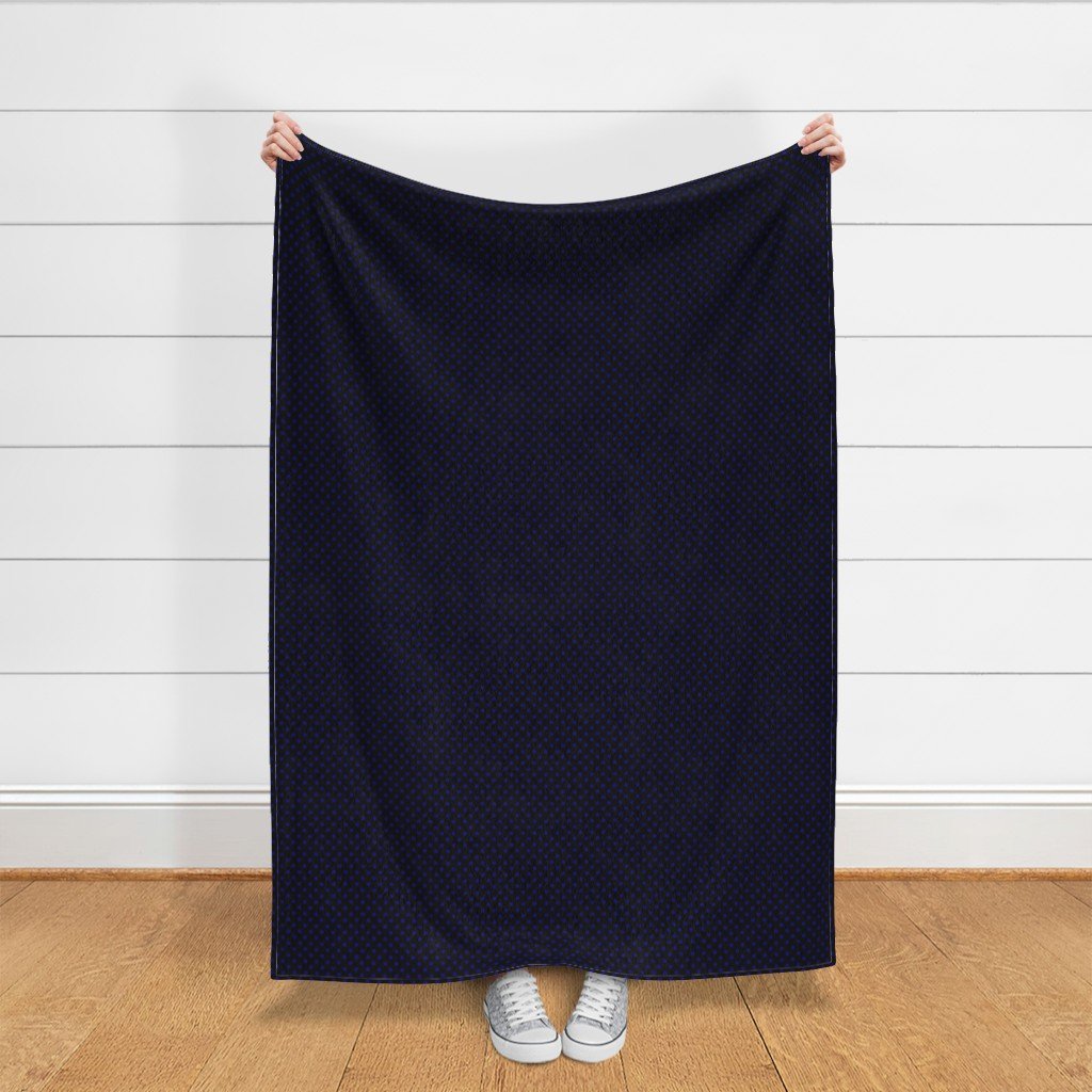 Navy Spots on Black 1 Inch Spacing Fabric cool tone fabric