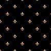 White Polkadots on Cherry Red Home Decor Collection Decor Collection Faux-Effect Metallic Gold Fleur de Lis Royal Symbols on Midnight Black colorway design