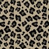 Jumbo Leopard Spots Animal Repeat Pattern Print in Turquoise Blue and Black Decor Collection Home Styling Collection Jumbo Leopard Spots Animal Repeat Pattern Print in Tan and Black colorway design