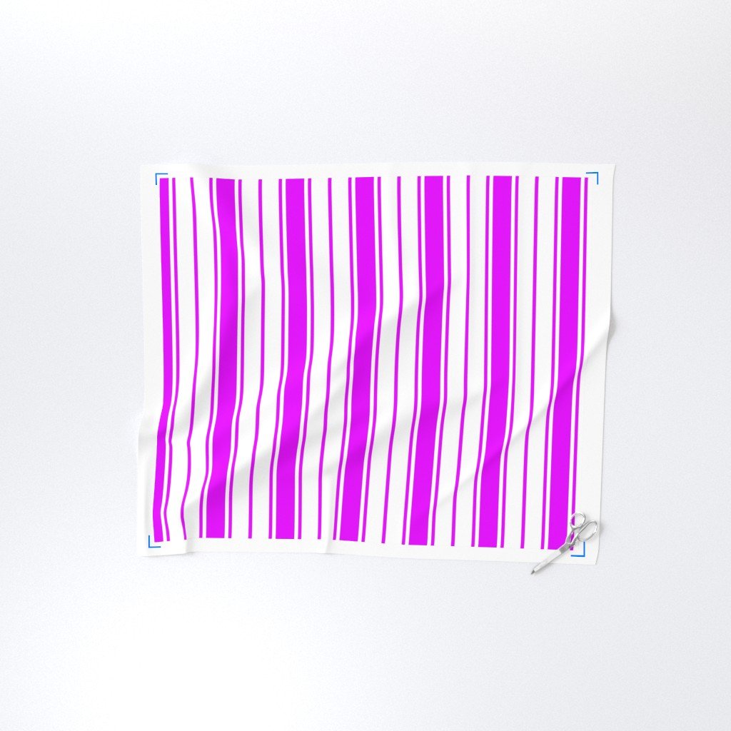 Orlando Orchid and White Vertical French Stripe Fabric upholstery stripes fabric