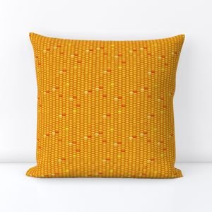 Indian Corn Kernels in Autumn Yellow Orange and Brown for Thanksgiving Design Collection Home Decor Collection thanksgiving corn throw pillow design