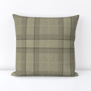 Yellow Gold Vintage Christmas Tartan Plaid Decor Collection Home Styling Collection gold tartan throw pillow design