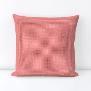 Red Spots on Rose 1/4 Inch Spacing Decor Collection Decor Collection small scale throw pillow design