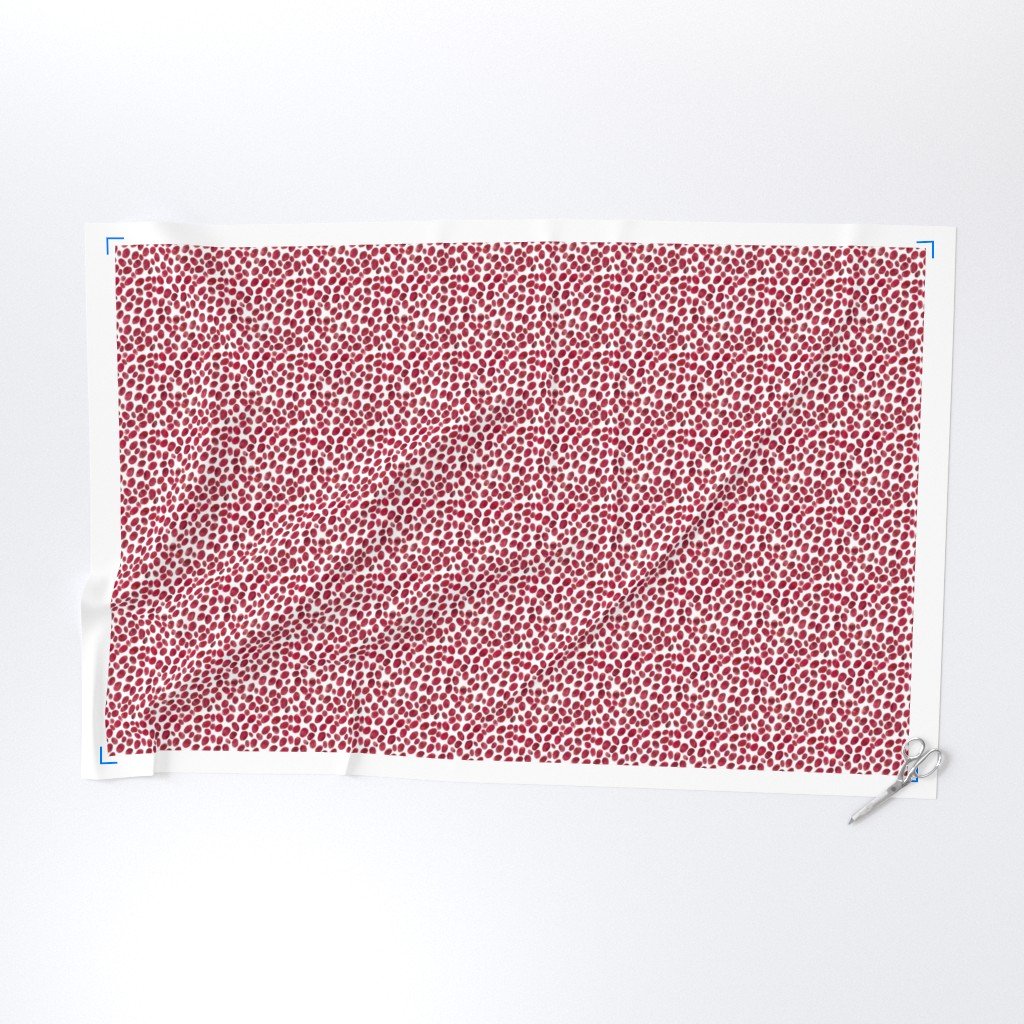 Cranberries on White Fabric berry fabric