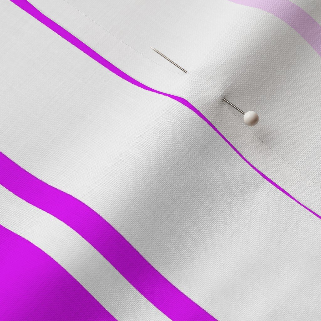 Orlando Orchid and White Vertical French Stripe Fabric vertical stripe fabric
