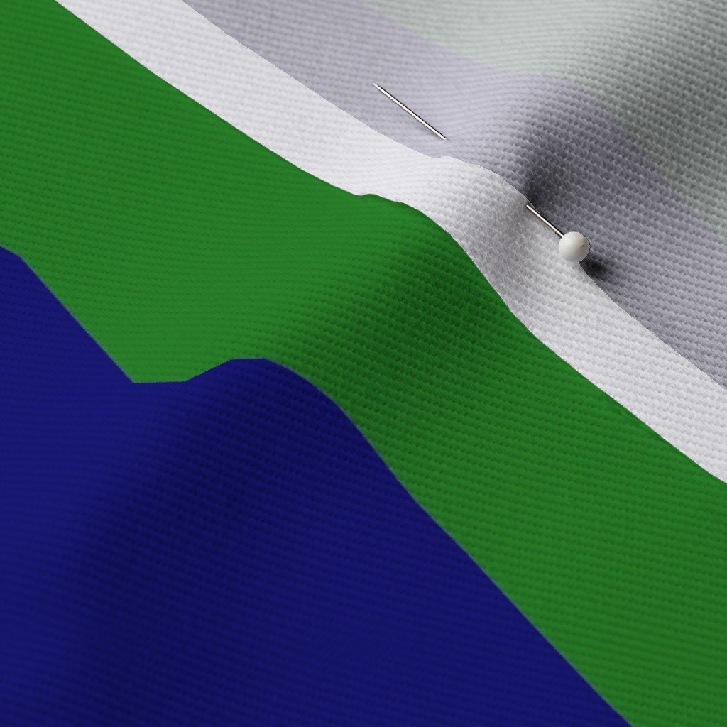 Bold Coastal Classic Navy Blue and Forest Green Cabana Tent Stripe Fabric bold fabric