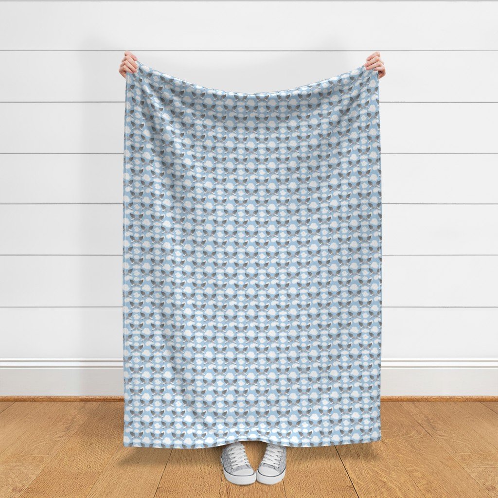 Blue Sky Heaven Sent Clouds Fabric blue sky fabric