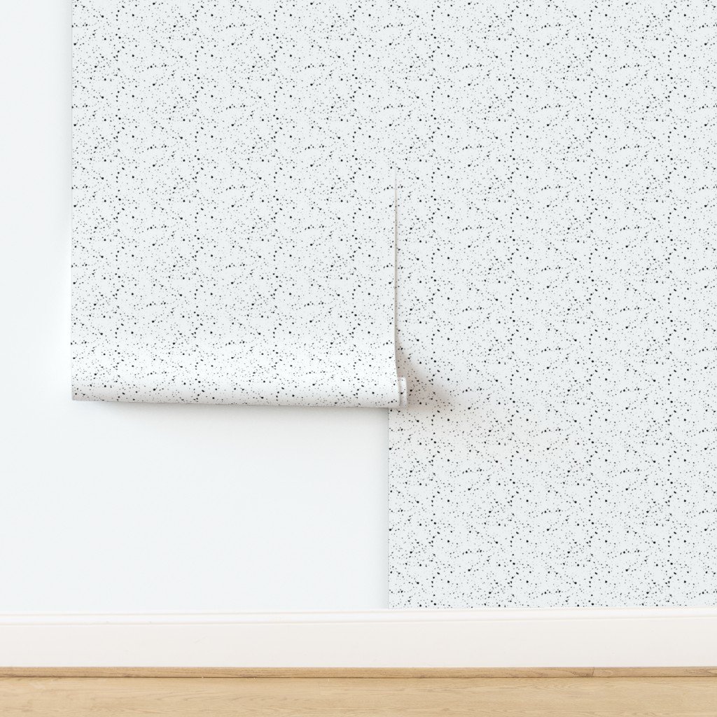 Black and White Speckled Terrazzo Seamless Design Collection design