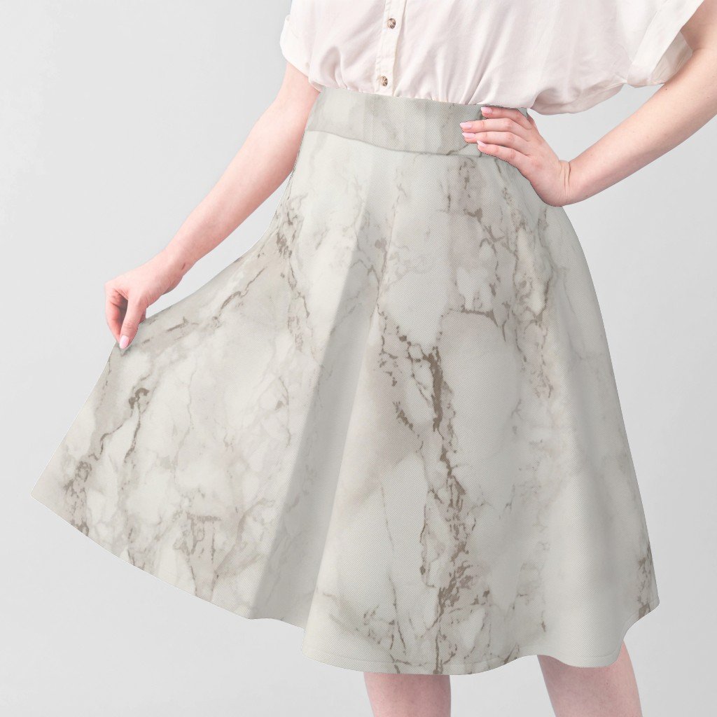 Classic Beige and White Marble Natural Stone Veining Quartz Fabric gray fabric