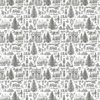 Christmas Nutcracker Toile Midnight Navy Design Collection Home Styling Collection Christmas Nutcracker Toile Black and White colorway design