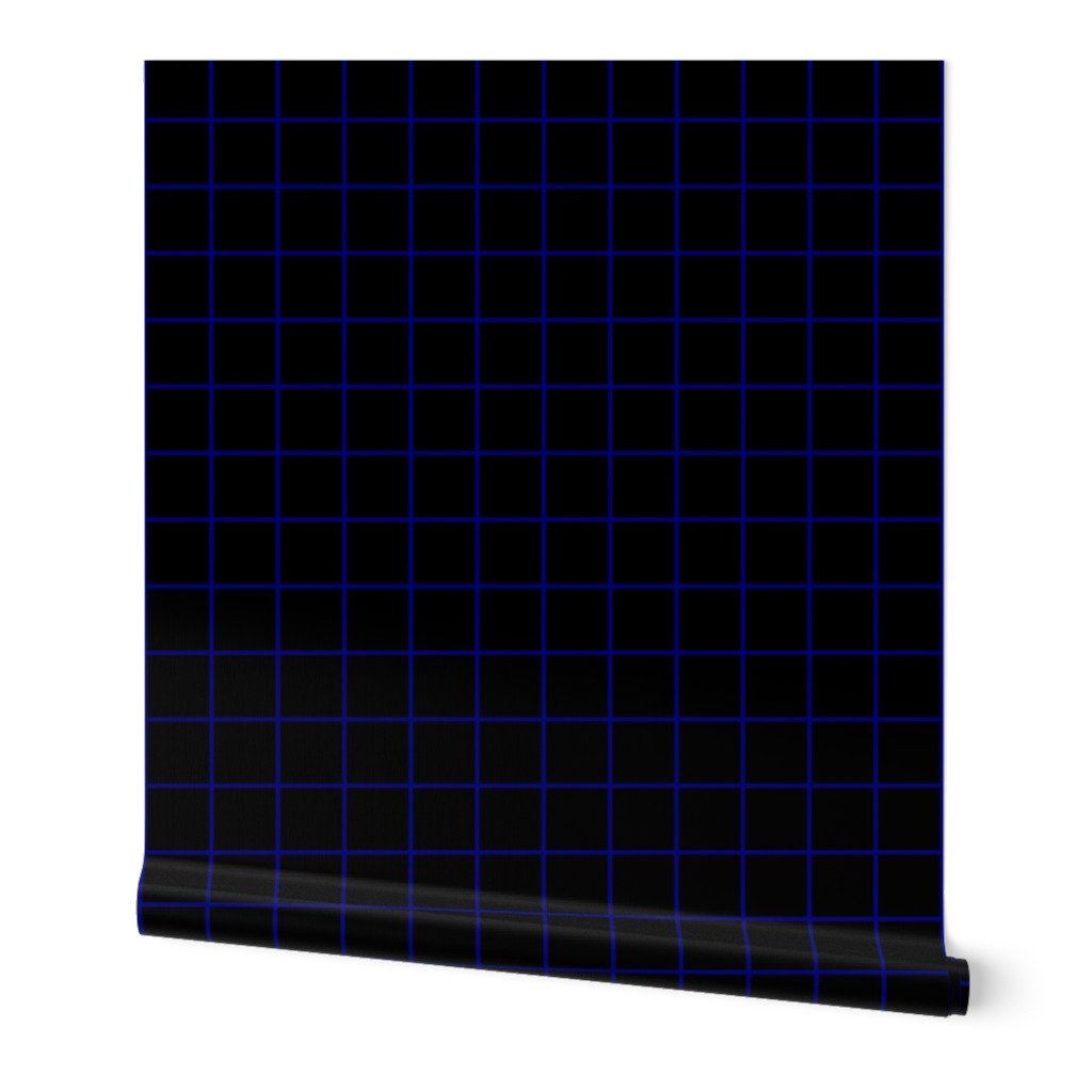 Navy and Black 2 Inch Grid Home Styling Collection Home Styling Collection black geometric wallpaper
