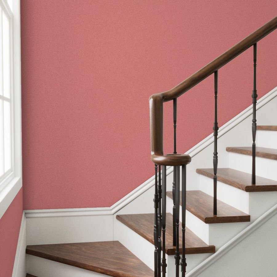 Red Spots on Rose 1/4 Inch Spacing Decor Collection Decor Collection red polka dots wallpaper