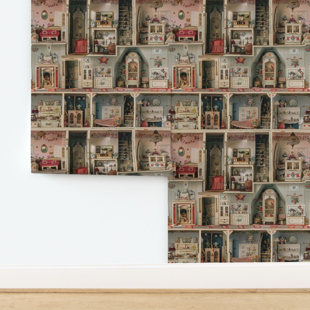 Quaint and Charming Dollshouse Rooms with Ditsy Decor 2 Home Styling Collection design