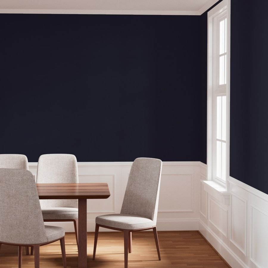 Southern Antarctic Ocean Blue Solid Color Interior Collection Design Collection solid blue color wallpaper