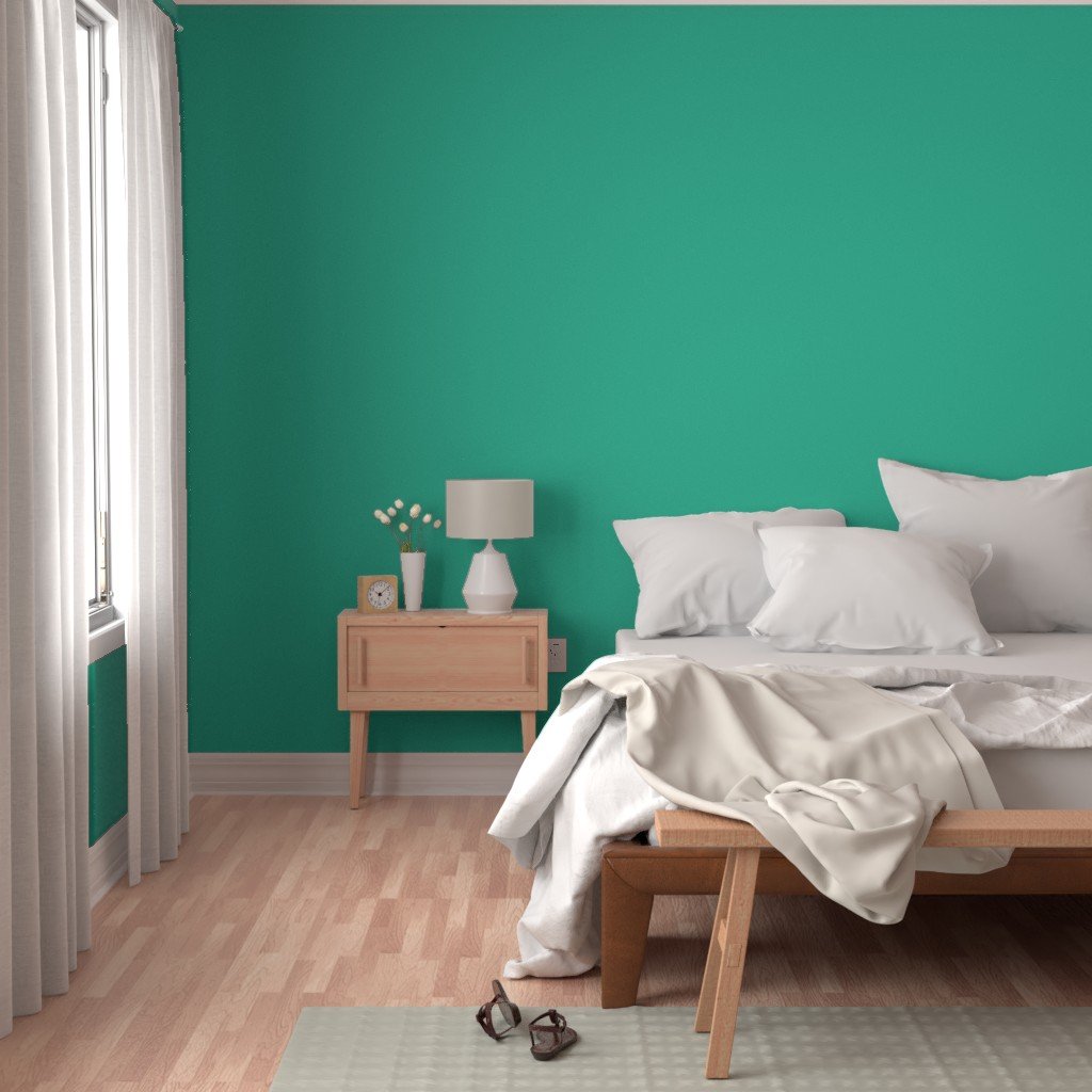 Indian Ocean Blue Solid Wallpaper blue color wallpaper