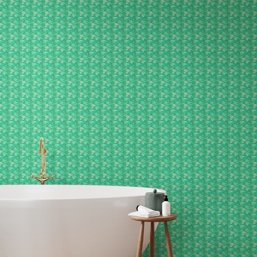 Small Sea Mint Camo Camouflage Pattern Wallpaper green camo wallpaper