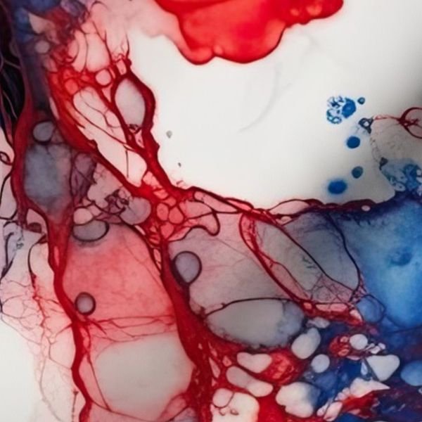 Red White and Blue Alcohol Ink American Patriotic Flag Colors Alcohol Ink Design Collection Home Styling Collection alcohol ink fabric design