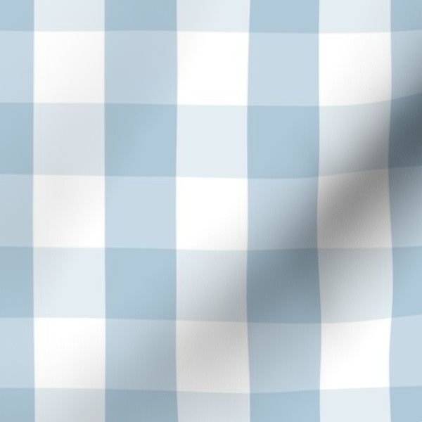 Sky Blue and White French Provincial Winter Gingham Check Home Styling Collection Interior Collection blue check fabric design