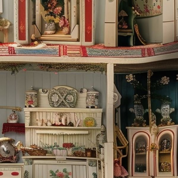 Quaint and Charming Dollshouse Rooms with Ditsy Decor 2 Home Styling Collection Interior Collection doll house fabric design
